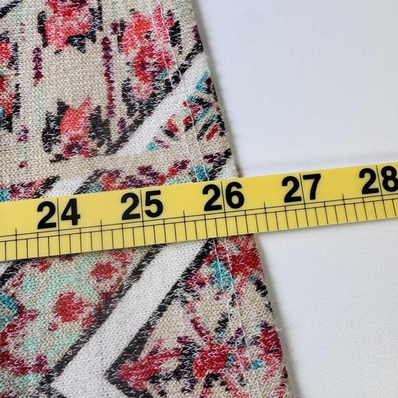 Absolutely Famous Chevron Tribal Print Knit Top – Size M - Picture 6 of 6